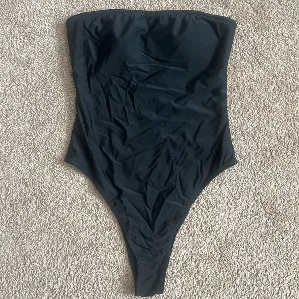 Tube Top Black Swimsuit